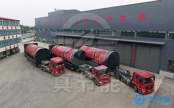 鋼廠污泥干化設備運輸現(xiàn)場